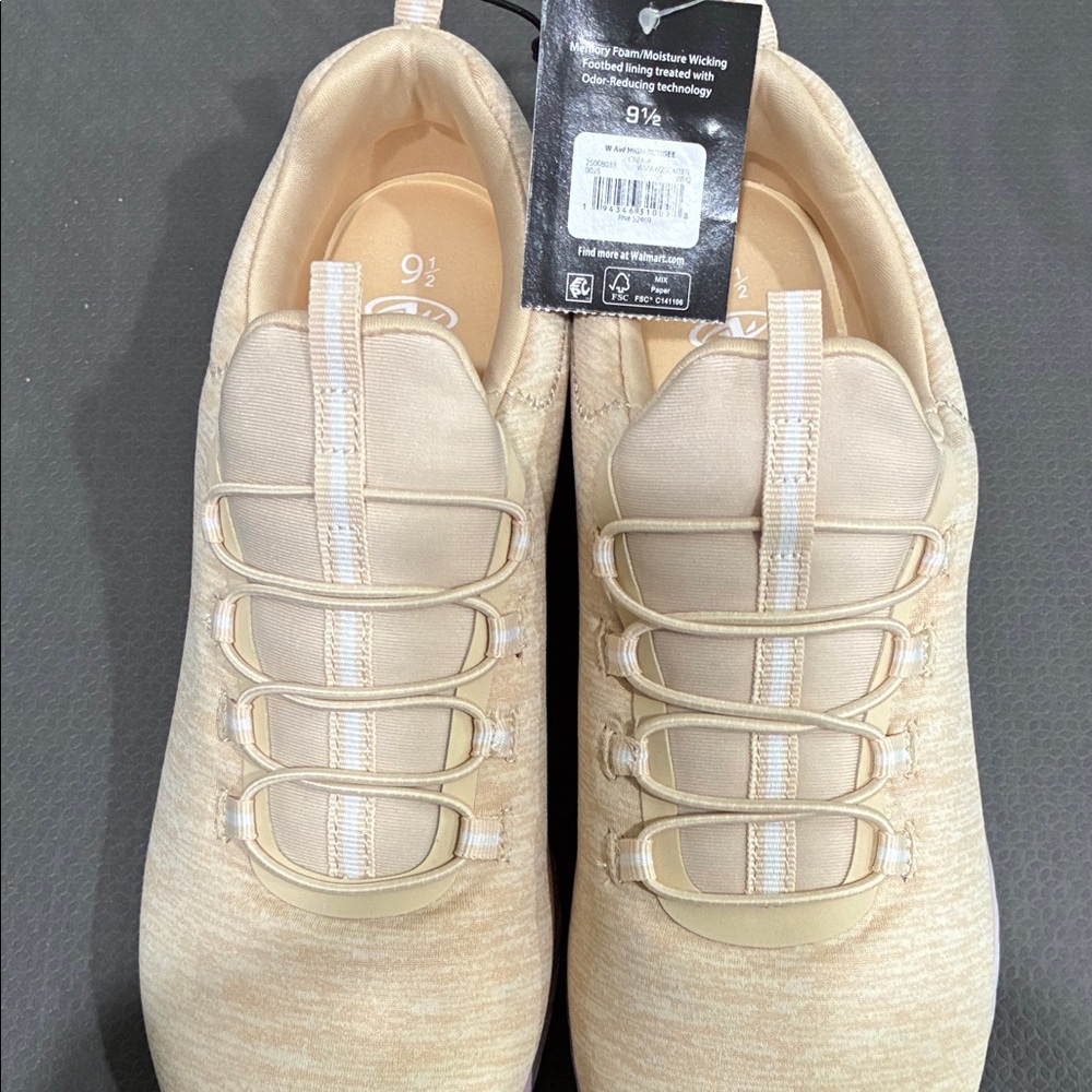 Athletic Works Women's Beige Sneakers